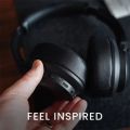 HiFuture FutureTour Over Ear ANC Headphones with Type C Fast Charge, 40 Hours Play, Bluetooth 5.2, 4 Microphones – Black. 