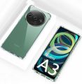 Redmi A3 4G Back Cover Transparent Soft Bumper Clear Back Case Imported. 