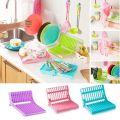 Kitchen Foldable Accessories Dryer Rack Organizer Drainer Plastic Storage Holder. 