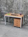 Study Table 1.5" with Drawer Unit. 