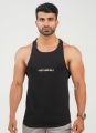 Men's Tank Tops Sleeveless Muscle Shirt Workout Fitness Gym Shirts - Black. 