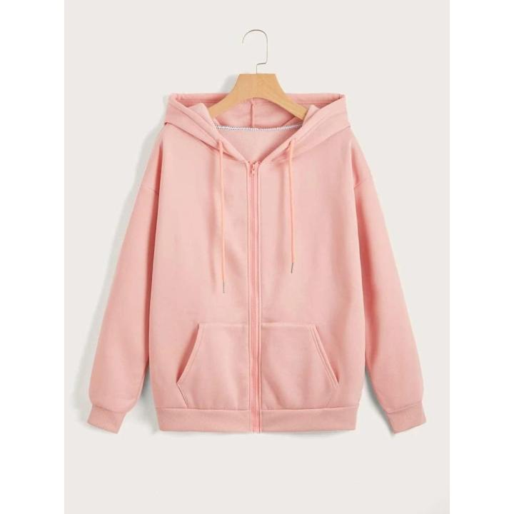 Zipper Hoodie Types Of Hoodies For Girls Pink Winter Zipper Hoodie