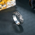 Stainless steel vintage gothic rings jewelry classic unique irregular silver rings for men Party. 