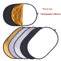60x90cm 5 in 1 Portable Photography Reflector for Studio Outdoor Reflector Photography Accessories. 