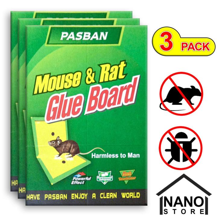 Pack Of 3 Rat killer glue mouse catcher Reusable Expert Catch Mouse Glue Traps Mouse Size Glue Traps Sticky Boards mouse catcher book Insect Lizard Spider Cockroach Rodent Snake Strongly mouse and rat glue trap