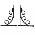 2Pcs Wall Mounted L Shaped Angle Bracket Multifuntional Brace Shelf Brackets Decorative Shelf Brackets Wall Brackets S. 