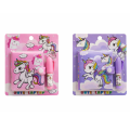 Unicorn Mini Diary Set with Mini Pen Cute Cartoon Notebook with Strap Lock Pocket Journal with Keychain Pen for Kids Girls School Gift Stationery Supplies Portable Writing Notebook Pink Purple Aesthetic Diary Set. 