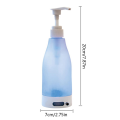 Lighted Liquid Soap Bottle Brite Dispenser Motion-Activated LED 7 Soothing Color Guide Nightlight for Household Kitchen. 