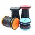 Camping And Travelling Stool Telescopic Portable Adjustable Collapsible Light weight Folding Stool For Camping Travelling Gardening Fishing And Home Decor. 