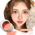 xixi, clear and soft light, cloud blush, white, girly, milk powder, beauty makeup, makeup, puff blush, domestic parity. 