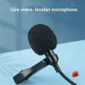 1.5 meter Recording Microphone with 3.5mm jack, Microphone Lav Lecture Mic Collar Mic. 