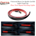 Universal Rear Car Spoiler Led Kit Light Trunk Lip - Flow Turn Signal ~ Trunk Spolier Light - 130cm - 12V. 