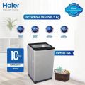 Haier -8.5kg/ Quick Wash Series/Fully Automatic/ Top Loading Washing Machine/ HWM 85-826 (Pillow Drum/Memory Backup/Dual Lint Filters/Fuzzy Quick) 10 Years Warranty.. 