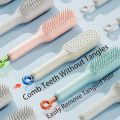 Magic Retractable Comb Self Cleaning Hair Brush Massage Anti-static Hair Smoothing Comb, Suitable for All Hair Types, Unisex. 