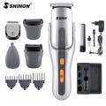 Shinon Rechargeable All in one Grooming Set Beard & Hair Trimmer Men Body Groomer Electric Shaver Hair Clipper for Eyebrow Nose Ear. 