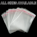 20 Pcs Self-adhesive Plastic Bags For Packaging - High Quality Transparent Self-Adhesive Clear OPP Plastic Bag. 
