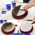 YYS Oven & Cookware Cleaner Stainless Steel Cleaning Paste Multi-Purpose Cleaner & Polish Cleaning Gel for Removing Rust Powerful Stainless Steel Cookware Cleaning Paste Household Kitchen Cleaner Washing Pot Bottom Scale Strong Cream Detergent. 