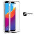 For Huawei Y7 Prime 2018 Airbag Anti-shock Silicone Soft TPU Clear Case Transparent. 