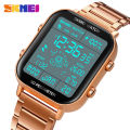 SKMEI【Free Gift】 Men and Women Electronic Watch Multi-purpose Watch Fashion Simple Style Waterproof Watch For Men and Women 1888. 