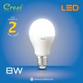 Crest LED BULB LIGHT 8W B22/E27 (3000K/6500K). 