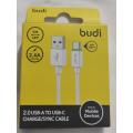 Budi - USB-C Cable - Fast Charging Cable. 