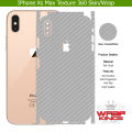 For Iphone Xs Max Skin/Wrap 360 Protection Sheet/ Carbon fiber/ Matte/ Transparent/ Lamination Back And Sides Included Camera Skin. 