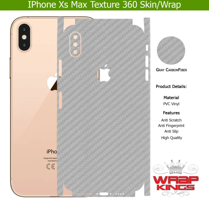 For%20Iphone%20Xs%20Max%20Skin/Wrap%20360%20Protection%20Sheet/%20Carbon%20fiber/%20Matte/%20Transparent/%20Lamination%20Back%20And%20Sides%20Included%20Camera%20Skin%20-%20Image%206