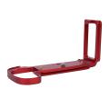 L-Shaped Metal Quick Release Plate Bracket Hand Grip for Canon EOS-R Mirrorless Camera. 