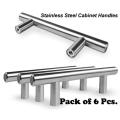 Cabinet Handles - Stainless Steel Rod - 8. 