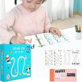 Magical Tracing Workbook Set,Reusable Calligraphy Copybook,Practice Drawing Book for Kids,Pen Control Training Drawing Book,Handwriting Practice Copybook for Kids,Children Learning Toys (64pages). 