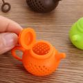 Pack of 5 Teapot Shape Tea Strainer Silicone Tea Bag Infuser Leaf Filter Diffuser. 