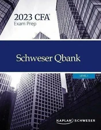 Kaplan Schweser CFA Level 1 2023 QBank 2 Volumes