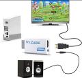 Full HD 1080P Wii to HDMI Compatible Converter Adapter Wii2HDMI Compatible Converter 3.5mm Audio for PC TV Monitor Display. 
