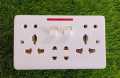 Bilal Tahir Universal Multi Plug Socket (5 in 1) Double China Fitting Sheet China Switch Board. 