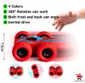 Push and Go Friction Powered 360 Rotating Double Sided Flip 4 Wheel Stunt Car | Friction Powered Car Toys | Double-Sided Stunt Car. 