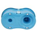 [Steel] Rotating Spin Mop 360 with Bucket & Wheels - 01 Microfiber Cloth Refill Included (Extendable and Retractable) Steel / Plastic. 