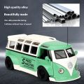 1:32 Volkswagen Bus T1 Modified Alloy Diecast Scale Metal VW Collection Car Models Vehicle Kid Toy Car Holiday Gifts Box Present. 