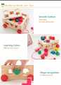 Baby Wooden Building Blocks Intelligence Box Shape Sorter Toys Children Montessori Educational Toy Kids Matching Game | KidzKlub. 