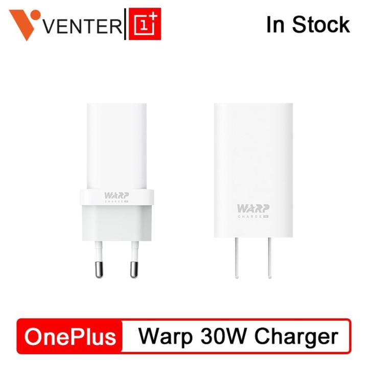 Original OnePlus Warp Charge 30 Power Adapter Warp 30W EU Charger EU US Charger Cable Quick Charge 30W For OnePlus 7 7T Pro