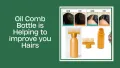 Hair Oil Bottle With Comb | Best For Dandruff & Hair Fall | Anti Lice Comb | Imported Multipurpose Applicator |. 