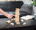 Jenga Timber Tower Wooden Stacking Blocks 54 Piece Classic Wooden Blocks for Building, Toppling and Tumbling Games Size : 9.9 x 3 x 3 Inches. 