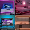 PACKIFY Strip Lights RGB 16 Colour Changing LED SMD 5050 Light Strip with Remote - LED Lights for Room Decoration, TV Kitchen Home Party Decoration. 