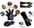 Full Set Anti Electricity Security Protection Gloves 11000 v Insulating Gloves Rubber and Leather Gloves Safety work WAPDA Gloves Heavy Duty Electric Gloves Etc.. 