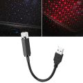 Universal Car Usb Led Roof Projection Atmosphere Star Light Interior Decorative Lamp Adjustable Roof Ambient Laser Light. 