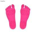 1 Pair Adhesive Foot Pads Feet Sticker Stick On Soles Flexible Anti-slip Beach Feet Protection. 