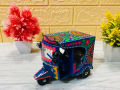 Truck Art Miniature Rickshaw Model | Handcrafted Souvenir. 