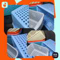 Super Premium Quality Plastic Storage Basket - Multipurpose Portable Organizer Bins with Handles For Kitchen, Bathroom, Bedroom - Large Storage Space - Sturdy Material Hard To Break - Colorful Toys Storage Basket For Kids with Wide Opening Hollow Design. 