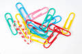33mm x 80pcs Colored Plastic Gem Clip for Paper. 