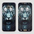 Samsung S7 Edge Skin - SkinLee HQ Vinyl Skin Wrap (Not Cover) - Vintage Galaxy Tiger - SKINLEE-357-2-15-75. 
