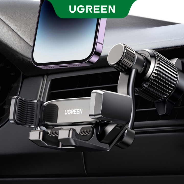 UGREEN Car Phone Mount Air Vent, Gravity Car Phone Holder Vent Auto Lock Phone Holder for Cars Cradle for iPhone 16 15 Pro Max